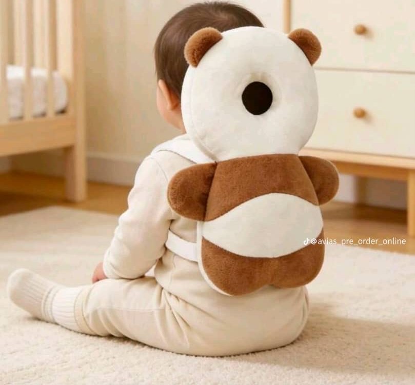Bear baby head and back protector